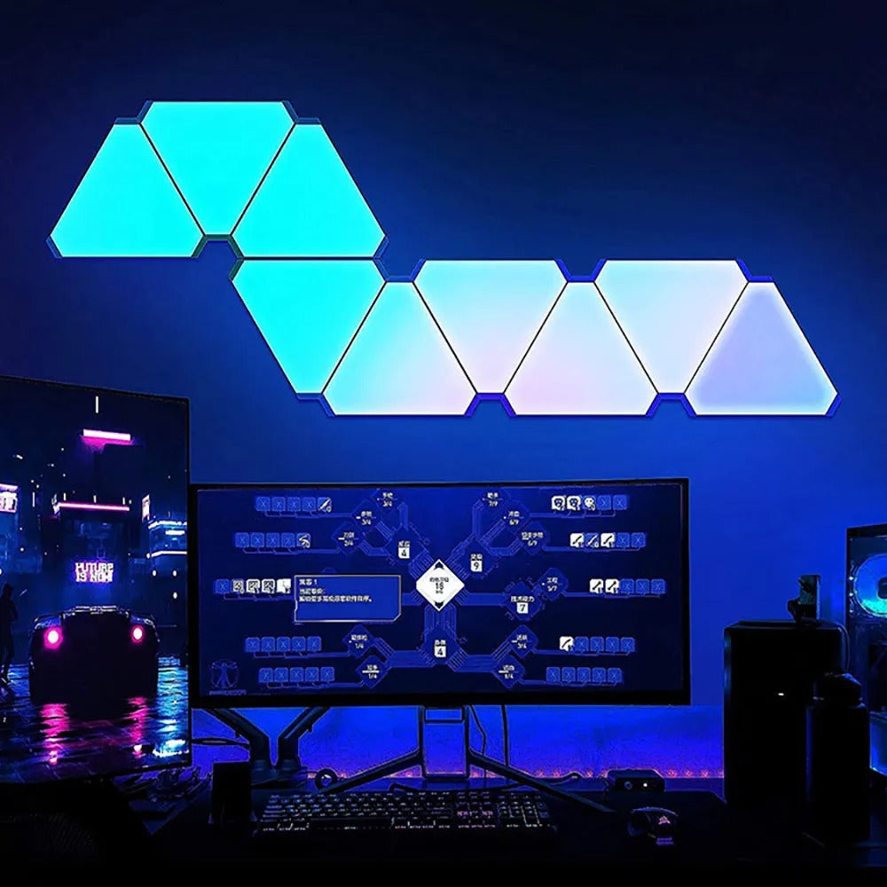 WiFi LED RGB CustomisableTriangle Lamps