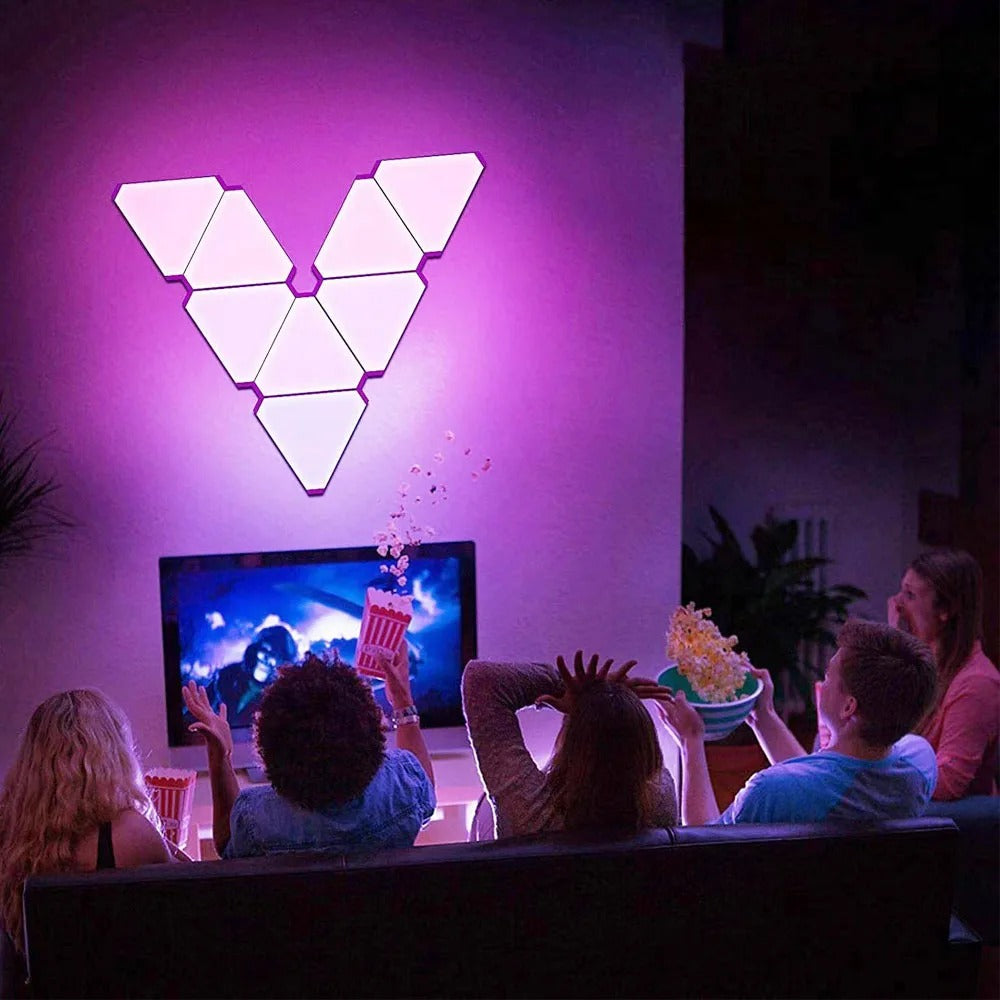 WiFi LED RGB CustomisableTriangle Lamps