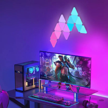 WiFi LED RGB CustomisableTriangle Lamps