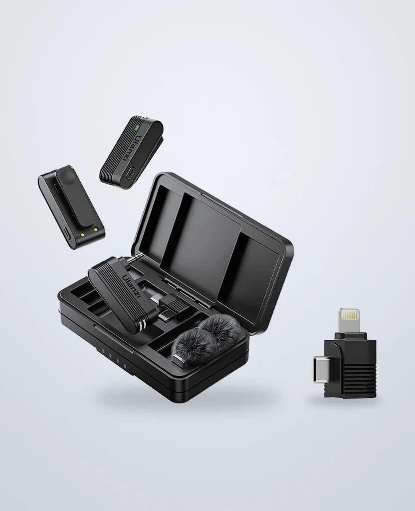 The Mic kit with the Lightning adapter